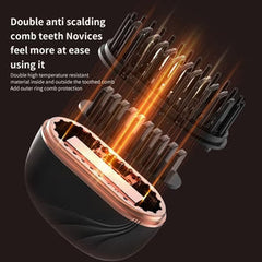 GlowPro™ Mini Wireless Hair Straightening Comb – Portable Rechargeable Styling Tool